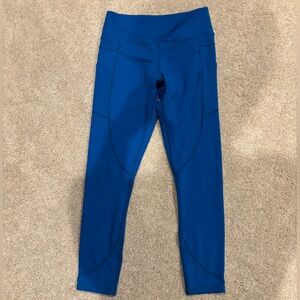 ZYIA Royal Blue Light n Tight crop  Leggings